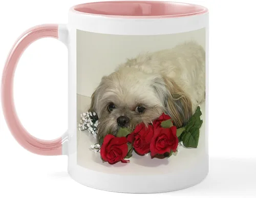 Vista 16 de CafePress Cute Shih Tzu Dog Mugs - Taza de café de cerámica de 11 oz (11.0 fl oz)