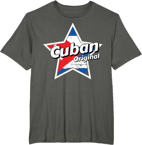 Vista 6 de Camisa Cubano Original Camisa Bandera de Cuba Camiseta Cubano, Negro