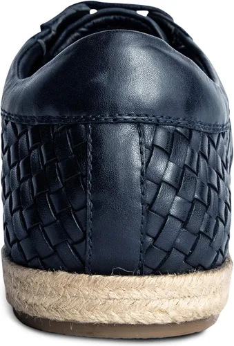Vista 3 de Carlos Santana Gabor - Zapatillas de piel entrelazadas para hombre