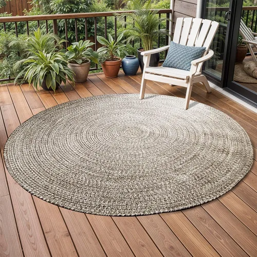 Vista 10 de Superior Alfombra de área grande para interiores y exteriores, reversible, trenzada, decoración del piso del hogar para sala de estar, cocina