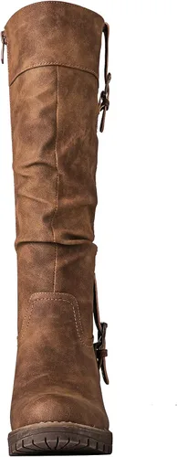 Vista 4 de GLOBALWIN Women's Chunky Low Heels Boots Knee High Boots For Women