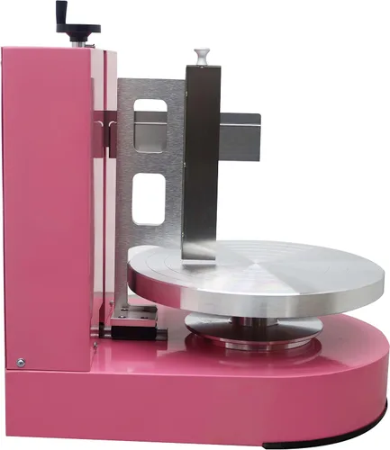 Vista 4 de Máquina eléctrica para decoración de tartas, recubrimiento en crema, espátula de superficie lisa para pasteles de 4 a 12 pulgadas, velocidad