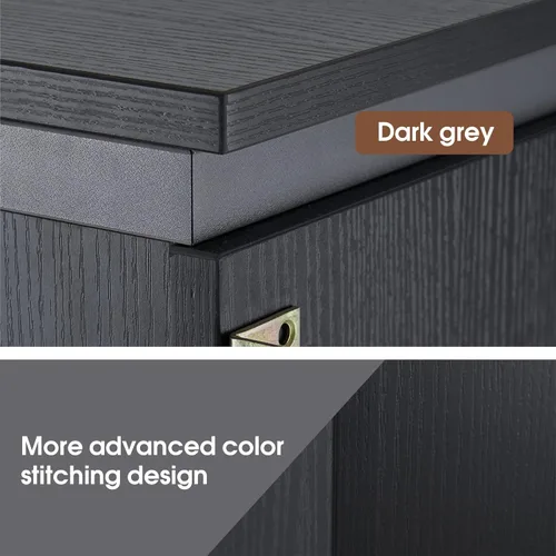 Vista 5 de BarberPub Gabinete de almacenamiento de salón de 40.5 x 15.8 x 15.2 pulgadas, organizador de peluquería con cajones de herramientas para peinar