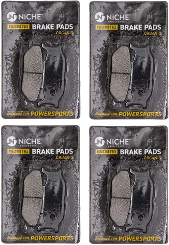 Vista 7 de NICHE Juego Pastillas de Freno para Yamaha V Star 650 950 SR400 Royal Road Star Virago 535 Delanteras Orgánicas