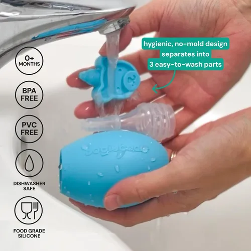 Vista 4 de oogiebear: Aspirador Nasal para Bebés - Removedor Seguro de Mocos y Cerumen para Recién Nacidos, Bebés, Niños Pequeños - Mejor que Jeringa, Succión