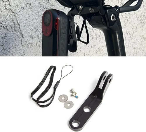 Vista 13 de Xotic Tech - Abrazadera para sillín de bicicleta compatible con Garmin Varia RCT715 Combo de montaje de luz trasera, ajuste universal, tipo B
