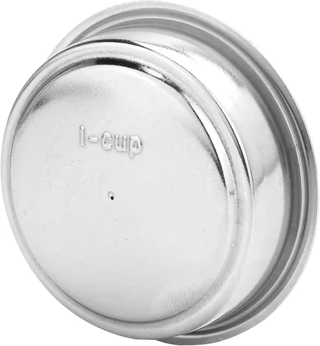 Vista 2 de Cesta de filtro de café de acero inoxidable de 51 mm, 1 taza de café, cesta de filtro presurizado de doble pared de 51 mm, por favor verifique
