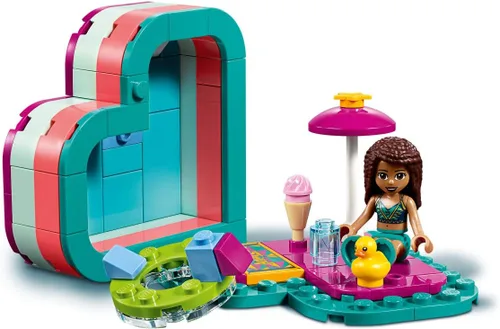 Vista 7 de LEGO Friends Andrea's Summer Heart Box 41384 Kit de construcción, nuevo 2019 (83 piezas)