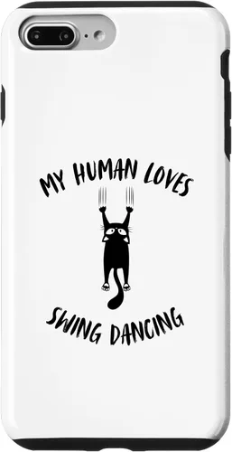 Vista 12 de My Human Loves Swing Dancing - Cat Parent Hobby Lover Case for iPhone 16