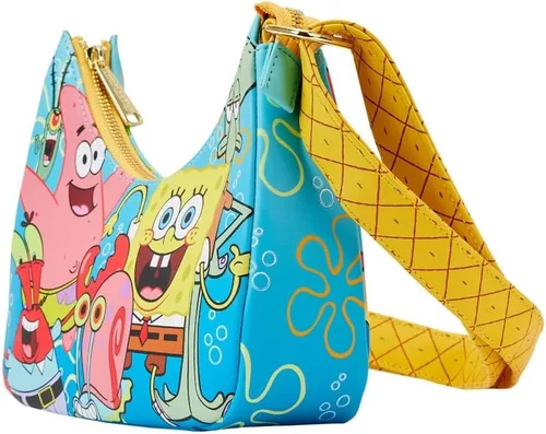 Vista 2 de Loungefly Nickelodeon SpongeBob SquarePants Group Shot - Bolso cruzado
