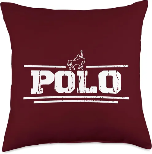 Vista 5 de Polo envejecido regalos para los amantes de los caballos y los animales Western Horse Polo Regalos Práctica Vintage Caballo Equitación, 16x16