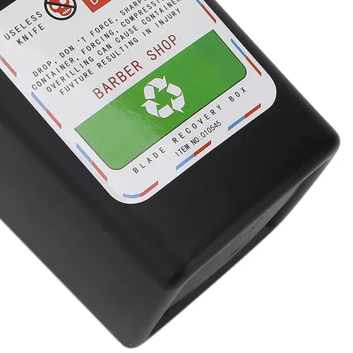Vista 9 de Contenedor de hoja de eliminación, cuchillo de afeitado de sellado fuerte, caja de recogida, caja de afeitar de seguridad para hombres, peluquería