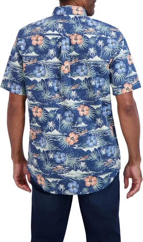 Vista 3 de Chaps Camisa para hombre - Camisa de manga corta con cuello abotonado (S-2XL)