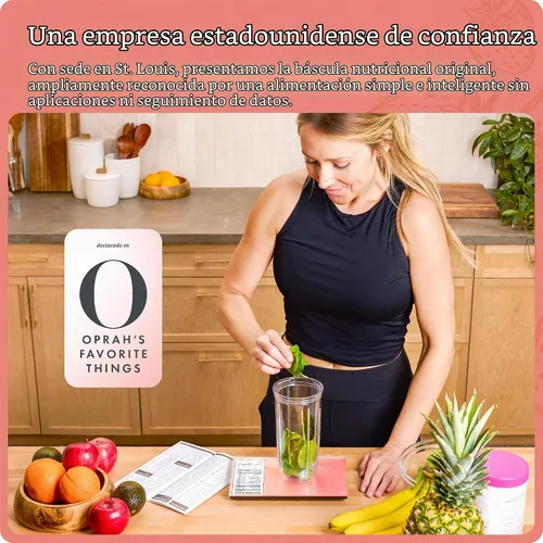 Vista 7 de Greater Goods Báscula digital de nutrición: seguimiento preciso de macro y calorías para preparar comidas, pérdida de peso y alimentación saludable