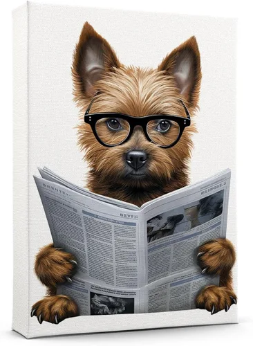 Vista 120 de Thuan Affenpinscher - Póster de lienzo con tus fotos, arte de pared para decoración del hogar, regalo conmemorativo para amantes de las mascotas