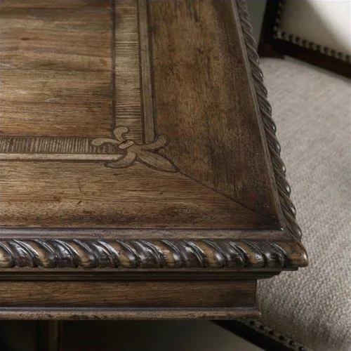 Vista 5 de Hooker Furniture Rhapsody - Mesa de comedor rectangular de 88 pulgadas en nogal rústico