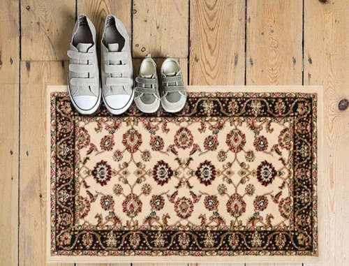 Vista 38 de Well Woven Barclay Collection Sarouk - Alfombra negra de 4 x 5 pies, para entradas, dormitorios pequeños, salas de estar Negro