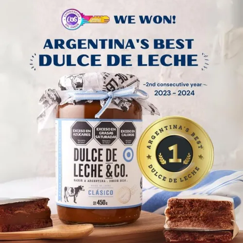 Vista 6 de Dulce de Leche & CO. Dulce de Leche Argentina - Leche de Caramelo - DDL&CO Premium 15.87oz (450 gr) (1)