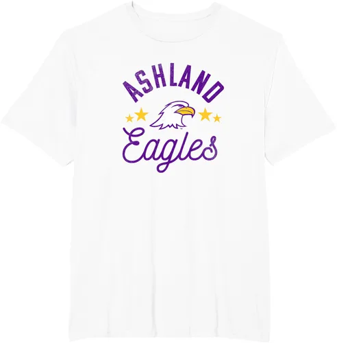Vista 11 de Ashland University Camiseta con logotipo de Eagles, Gris