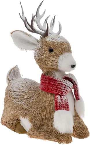 Vista 8 de Boston International Figura decorativa de mesa navideña de invierno, juego de 2, cardenal de Navidad