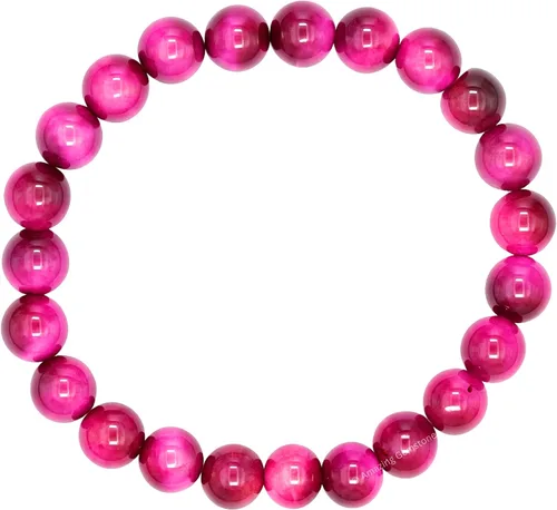 Vista 292 de Amazing Gemstone Crystal Bracelet for Women Men's Gifts - Protection Healing Crystal Bracelet - 8mm Gemstone Beaded Stretchable Bracelet Pulseras