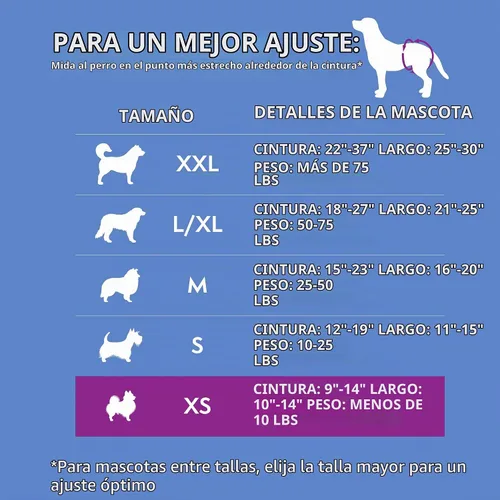 Vista 5 de Simple Solution Pañales desechables para perras, pañal a prueba de fugas para perros, entrenamiento para ir al baño, entrenamiento XS