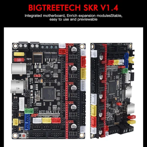 Vista 9 de BIGTREETECH SKR V1.4 Placa de control de 32 bits actualización SKR V1.3 placa base, compatible con TFT35/TFT35 E3/TFT70 pantalla táctil Mini12864