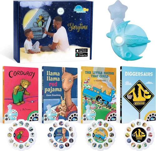 Vista 19 de Moonlite Juego de iniciación Storytime: proyector y 4 historias bíblicas Learning Gift for Children Ages 1 Year and Up, Ideal for Bedtime