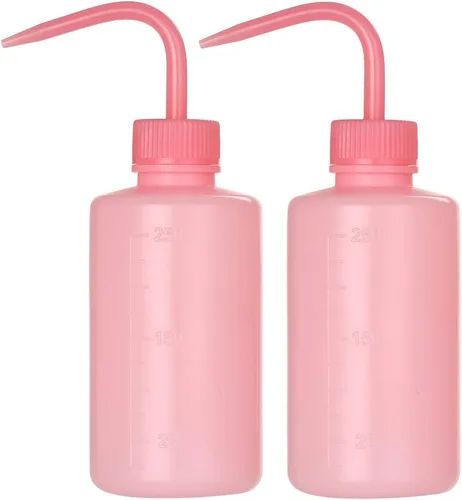 Vista 11 de 2 Botellas de Lavado de Tatuajes 150ml 5oz Chorro de Agua para Riego de Suculentas, Enjuague de Seguridad, Limpieza Médica - Negro y Azul