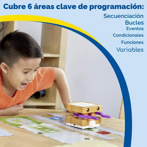 Vista 6 de Kids First: Codificación y robótica No se necesita aplicación Grados K-2 Introducción a secuencias, bucles, funciones, condiciones, eventos