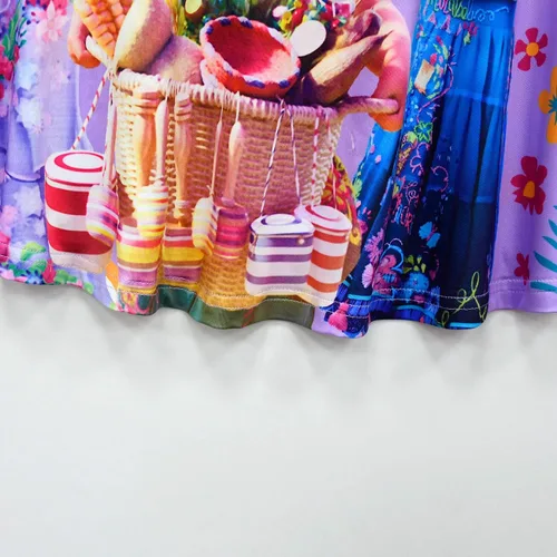 Vista 5 de Vowdicua Disfraz de Isabella para niñas vestido fantástico de verano de Mirabel