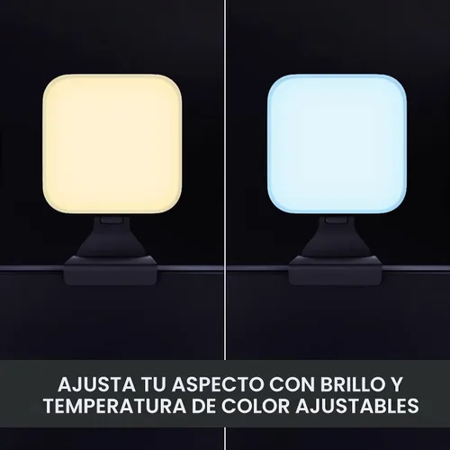 Vista 7 de Logitech para Creadores Litra Glow Luz LED Premium para Transmisión en Vivo con TrueSoft, montaje ajustable, iluminación de video para grabar