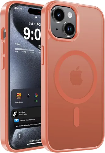 Vista 72 de WRJ Funda magnética mate para iPhone Air de 6.5 pulgadas, [compatible con Magsafe] [protección contra caídas de grado militar], delgada Negro