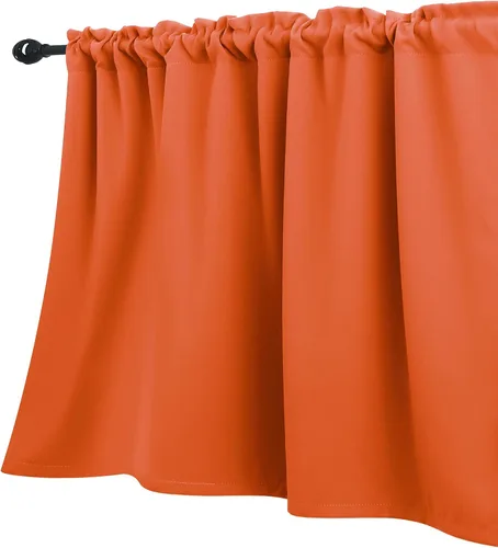Vista 22 de KOUFALL Cenefa beige para ventanas de 16 pulgadas de largo, cortinas cortas para filtrar la luz sobre el fregadero