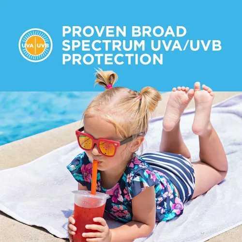 Vista 7 de Coppertone Loción completa de protección solar SPF 50, protector solar facial y corporal, ligero, resistente al agua, 7 onzas líquidas