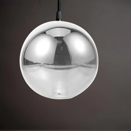 Vista 8 de Angoily Reemplazo de cubierta de pantalla de vidrio para luces colgantes, cubierta de luz redonda