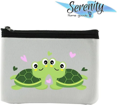 Vista 11 de Bee-You-Tiful Coin Purse Wallet Pouch For Women Small Card Change Bag With Zipper Mini Travel Purse For ID Case Makeup Card Novelty Bag