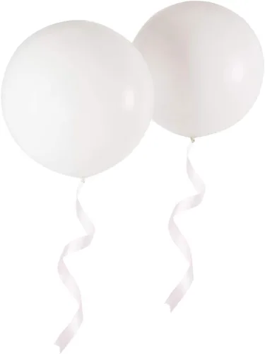 Vista 25 de Globos redondos gigantes de 24 pulgadas, paquete de 10 globos de látex negro para sesiones de fotos, bodas, baby shower, decoraciones de fiesta