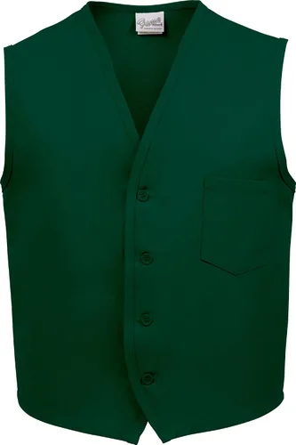 Vista 6 de Chaleco unisex Fame - Chaleco para camarero - V40 Negro