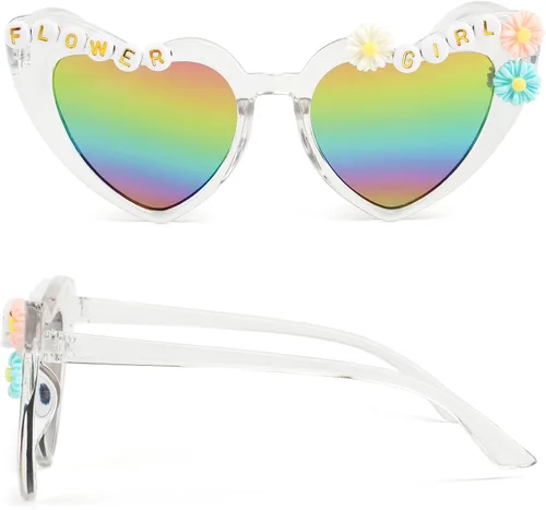 Vista 6 de KENBO Gafas de sol para niñas con protección UV para niños pequeños