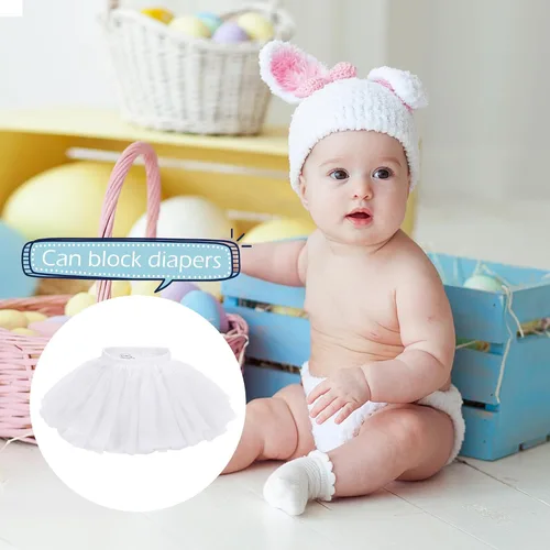 Vista 2 de Falda tutú de tul para niñas pequeñas para bebé de 6 a 24 meses