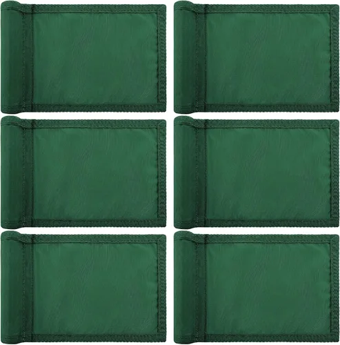 Vista 11 de Oudain 6 banderas de golf con tubo insertado, impermeable, banderas de golf de nailon 420D, banderas de mini pin para patio, interior, exterior Azul