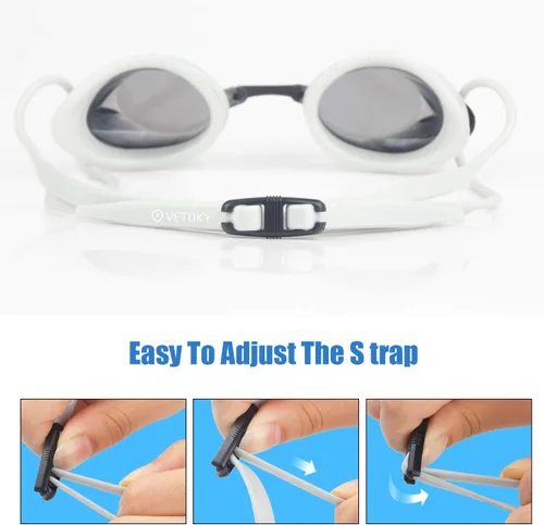 Vista 4 de Gafas de natación, antiniebla, protección UV, espejadas y transparentes