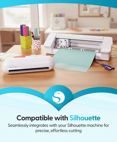 Vista 5 de Silhouette America SILH PREM Cameo 3 cuchillas, 90 x 5.3 x 2.8, blanco