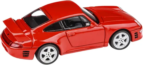 Vista 3 de 1995 RUF CTR2 Guards Red 1/64 Modelo de coche fundido a presión por Paragon Models PA-55374