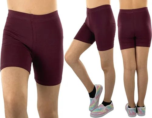 Vista 5 de ToBeInStyle Pantalones cortos de mezcla de algodón y elastano para niñas