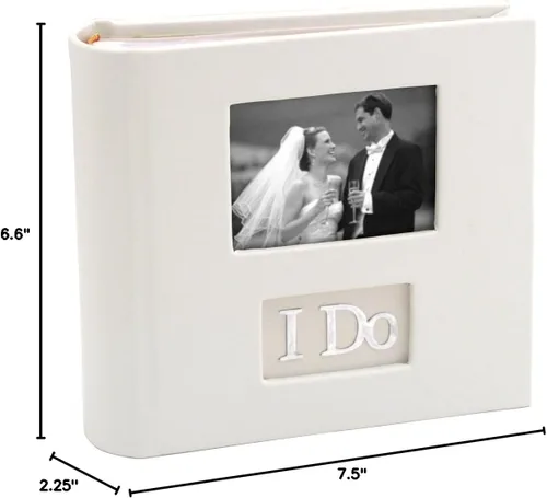 Vista 4 de álbum de fotografías "I do", Tela, Uno