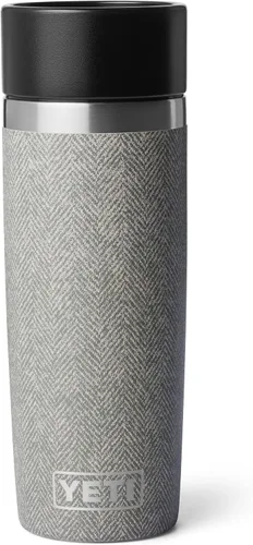 Vista 31 de YETI Rambler - Botella de viaje de 8 onzas, acero inoxidable, aislada al vacío con tapa a prueba de fugas, color negro