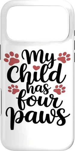 Vista 22 de My Child Has Four Paws Pet Parent Case for iPhone 17