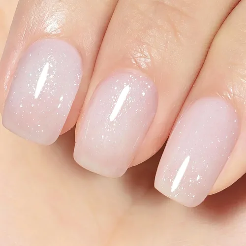 Vista 17 de YTD Likomey Esmalte de uñas de gel azul gelatina, 49.2 ft, translúcido transparente de pigmento fino, gel de uñas UV, manicura y pedicura
